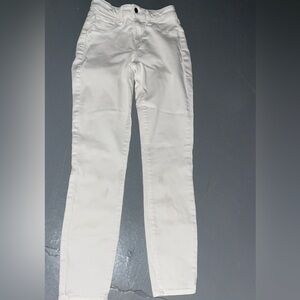 L’AGENCE Women's White Denim Straight Leg Pants Jeans Size 24